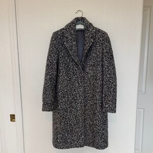 Chic Black and Gray Teddy Jacket